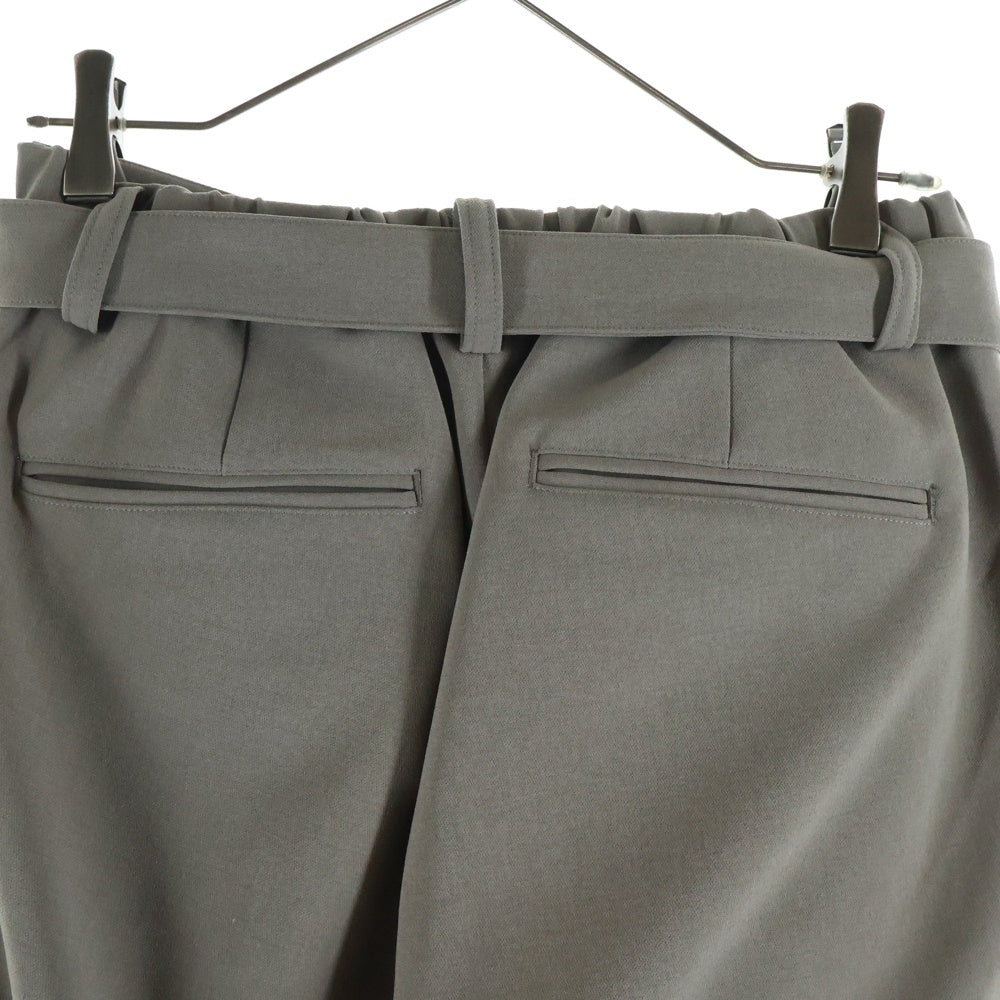 ATTACHMENT(アタッチメント) 25SS ポリエステルストレッチダブルクロス ワイドパンツ チャコール AP51-026