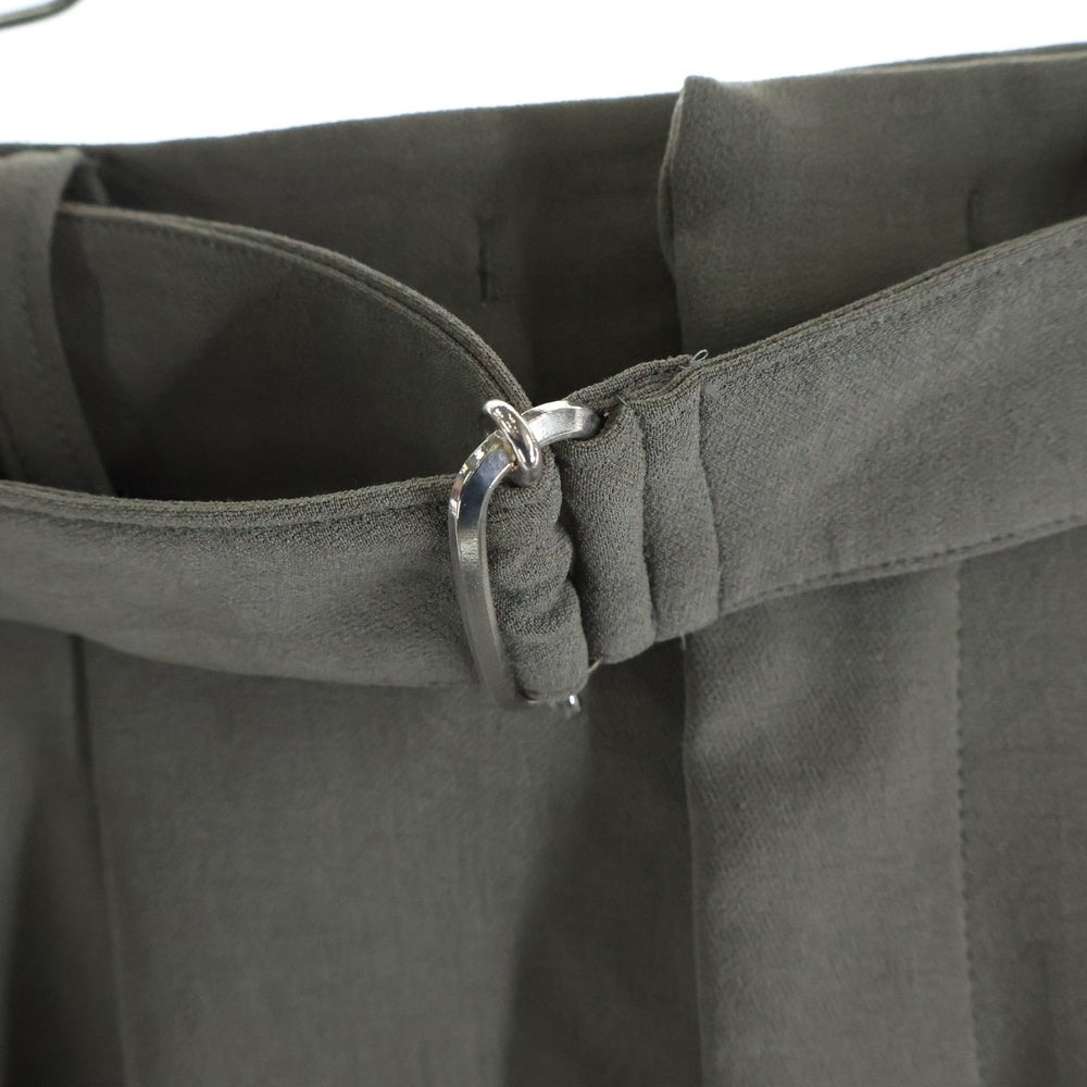 ATTACHMENT(アタッチメント) 25SS ポリエステルストレッチダブルクロス ワイドパンツ チャコール AP51-026