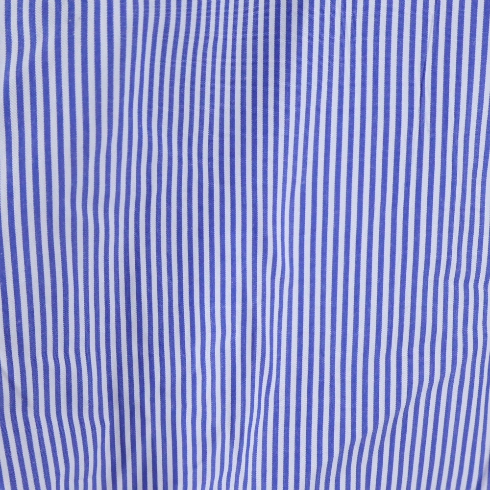 Errico Formicola(エリコフォルミコラ) ストライプ 長袖ドレスシャツ ブルー