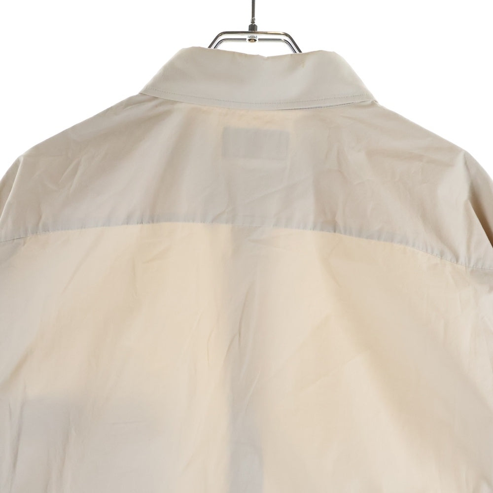 BALENCIAGA(バレンシアガ) 21AW エンブロイダリーワイドフィットシャツ 675642 TKM10 ベージュ