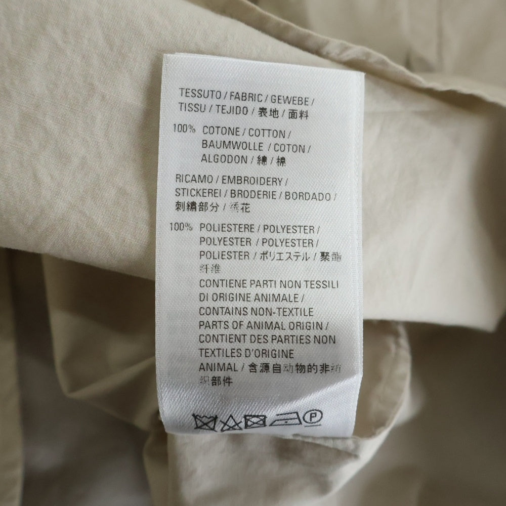 BALENCIAGA(バレンシアガ) 21AW エンブロイダリーワイドフィットシャツ 675642 TKM10 ベージュ