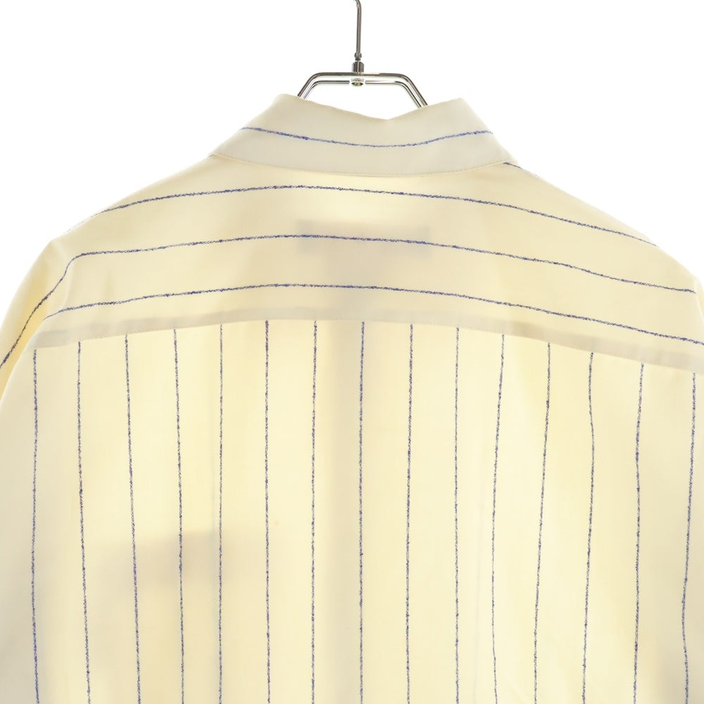 MARNI(マルニ) 22SS トロピカルウール長袖ストライプシャツ CUMU0061U0 TW839 ベージュ