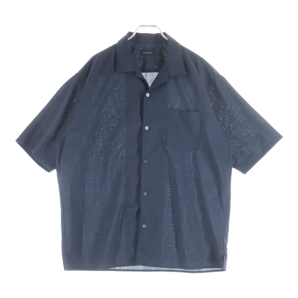 green label relaxing UNITED ARROWS(グリーンレーベルリラクシング ユナイテッドアローズ) オープンカラー半袖シャツ 3216-107-1704 ネイビー