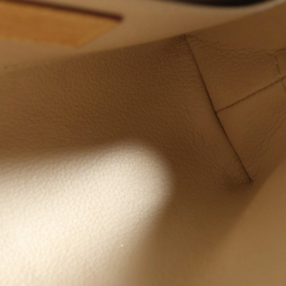 LOUIS VUITTON(ルイヴィトン) モノグラム ポシェットコスメティック PM ゴールド金具 レザーメイクポーチ ブラウン M47515 レディース