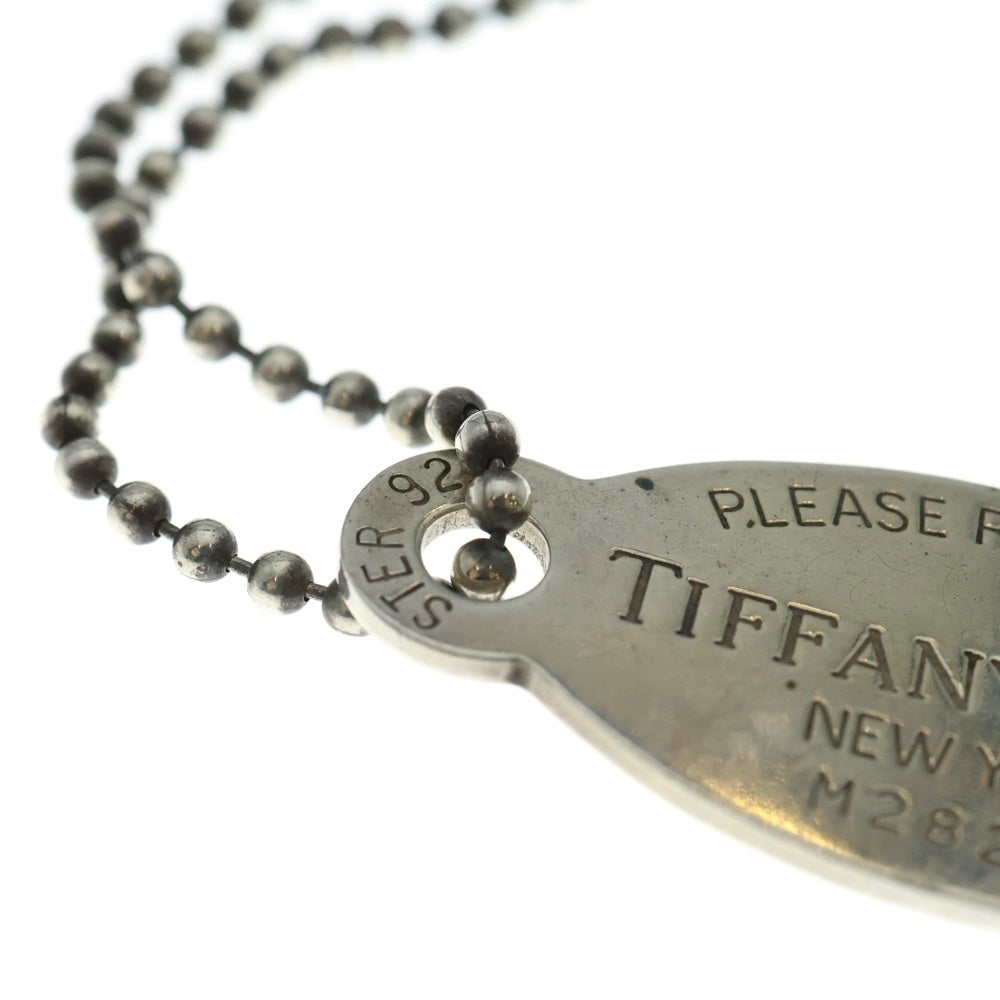 TIFFANY & Co.(ティファニー) RETURN TO TIFFANY リターントゥ ティファニー オーバルタグ ネックレス シルバー