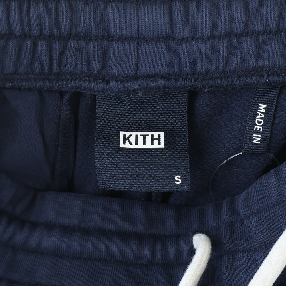 KITH(キス) 22AW WILLIAMS SERIF SWEATPANT ウィリアム セリフ スウェットジョガーパンツ ネイビー 22-030-060-0000-1-0