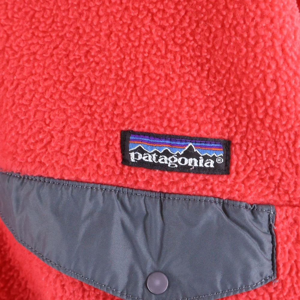 PATAGONIA(パタゴニア) 90S VINTAGE ヴィンテージ ハーフスナップ フリースジャケット レッド
