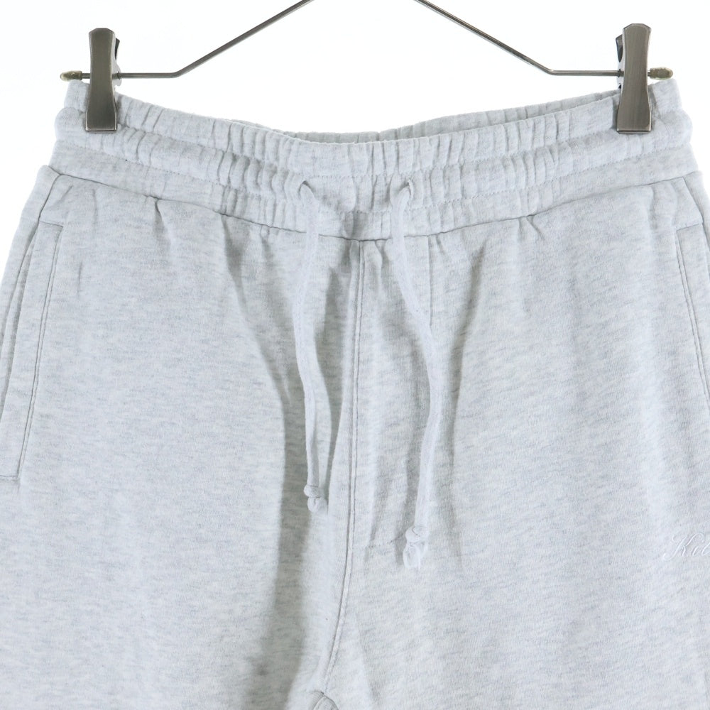 KITH(キス) ロゴ刺繍 イージースウェットジョガーパンツ グレー