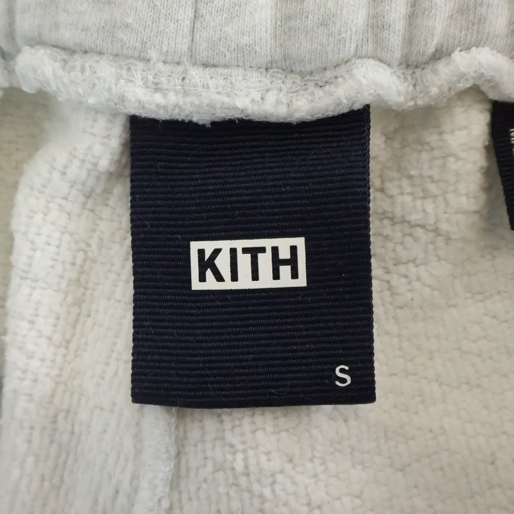 KITH(キス) ロゴ刺繍 イージースウェットジョガーパンツ グレー