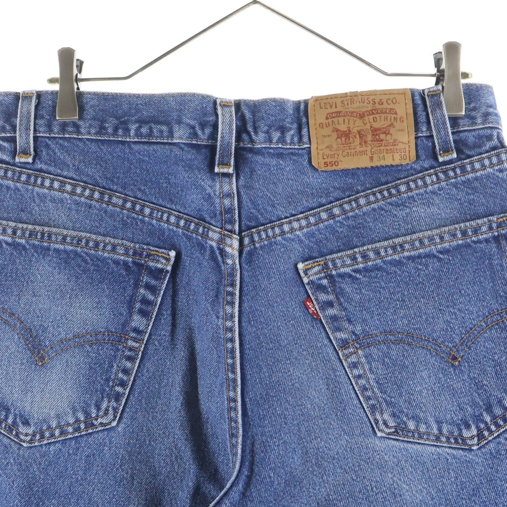 Levi's(リーバイス) 550 ボタン裏5H 両面スモールe ジップフライデニムパンツ ジーンズ インディゴ 550-0215