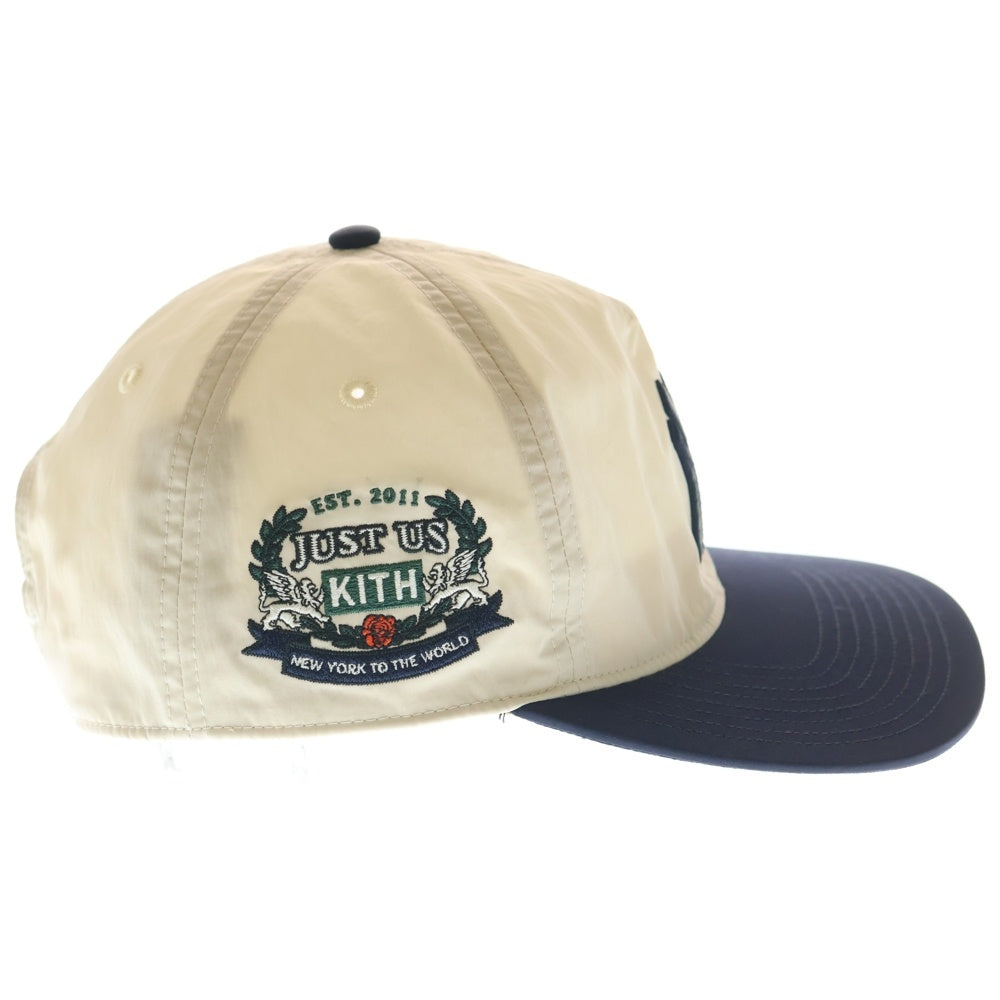 KITH(キス) ×NEW YORK YANKEES ニューヨーク ヤンキース 6パネル ベースボールキャップ 帽子 ネイビー 25-095-060-0006-7-0
