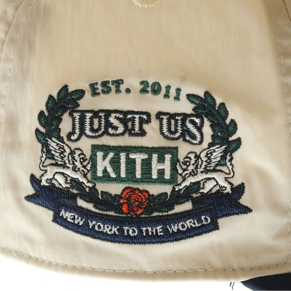 KITH(キス) ×NEW YORK YANKEES ニューヨーク ヤンキース 6パネル ベースボールキャップ 帽子 ネイビー 25-095-060-0006-7-0