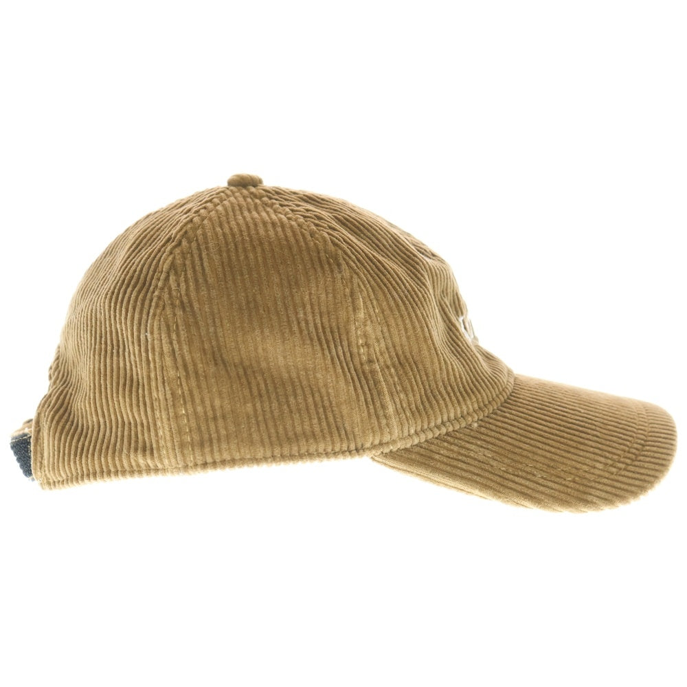 KITH(キス) フロント刺繍 コーデュロイ 6パネル ベースボールキャップ 帽子 ブラウン