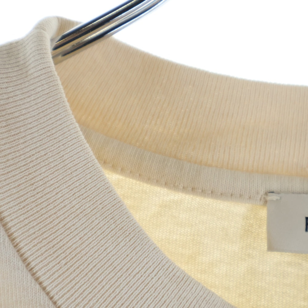 FEAR OF GOD(フィアオブゴッド) WE WON'T MOVE T-SHIRT ウィーウォントムーブ 両面スクリプトプリントTシャツ 半袖クルーネックカットソー ベージュ