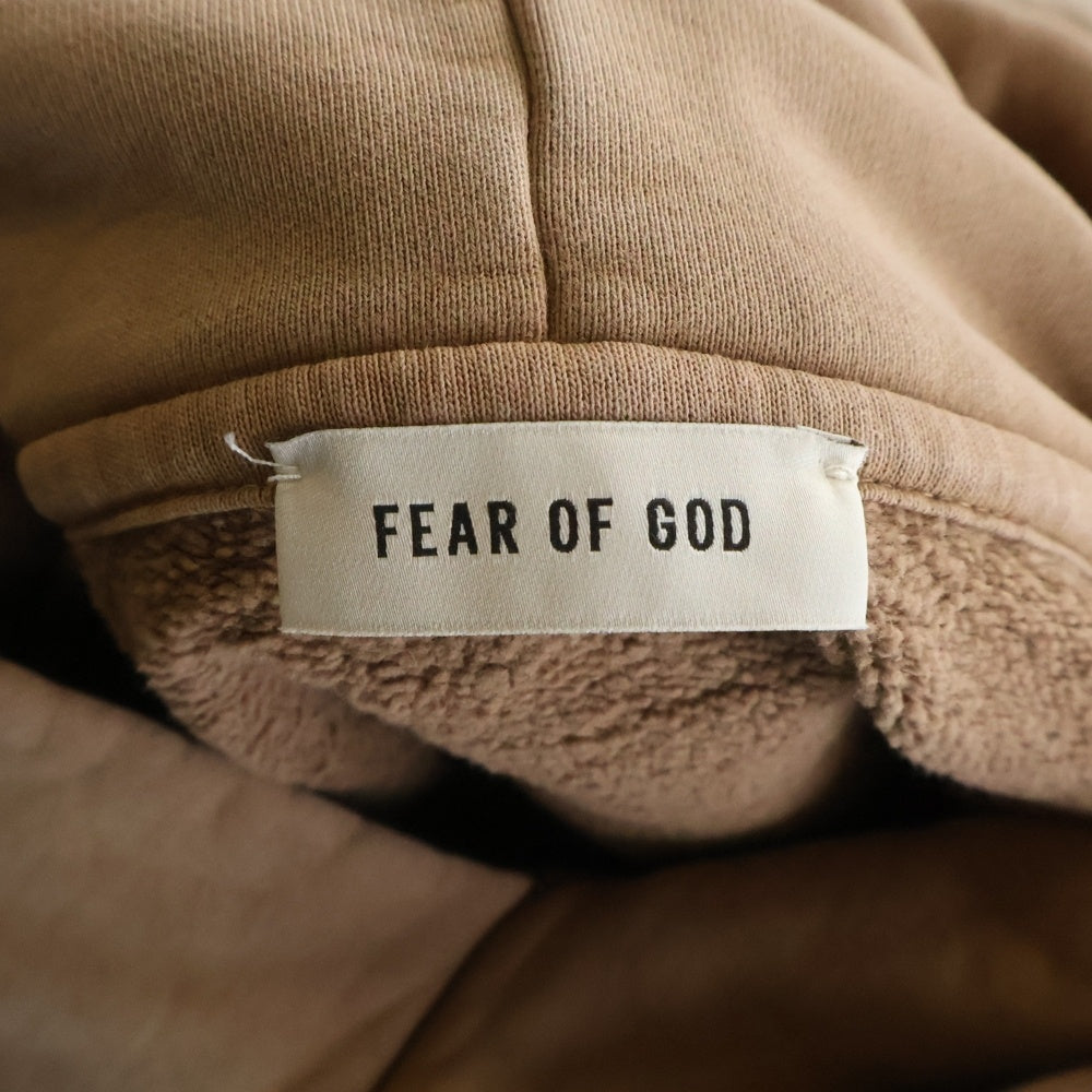 FEAR OF GOD(フィアオブゴッド) REVOLUTION HOODIE レボリューション 両面プリント プルオーバースウェットパーカー フーディー ブラウン