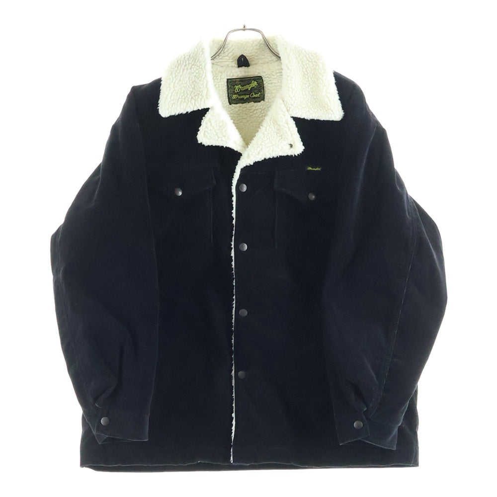 WACKO MARIA(ワコマリア) × Wrangler CORDUROY WRANGE COAT ラングラー コーデュロイランチコート ブラック