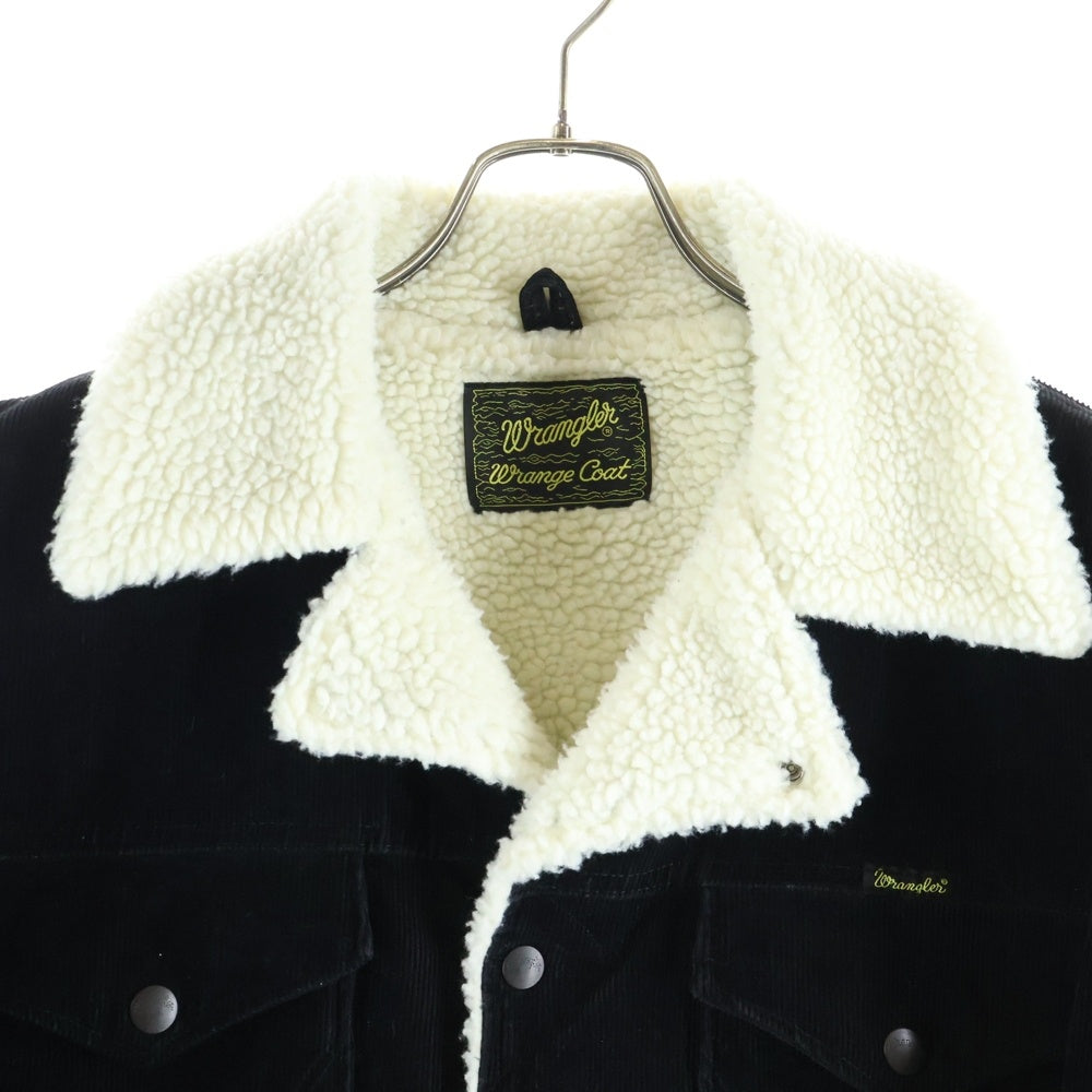WACKO MARIA(ワコマリア) × Wrangler CORDUROY WRANGE COAT ラングラー コーデュロイランチコート ブラック