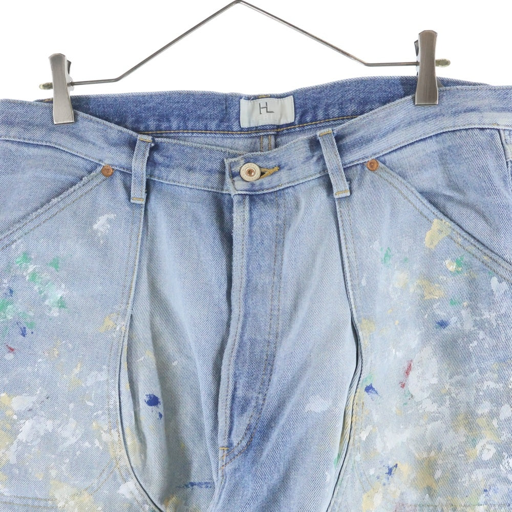 NO BRAND(ノーブランド) HERILL / ヘリル SPLASH PAINTER PANTS スプラッシュペインターパンツ デニム インディゴ 24-030-HL-8150-1