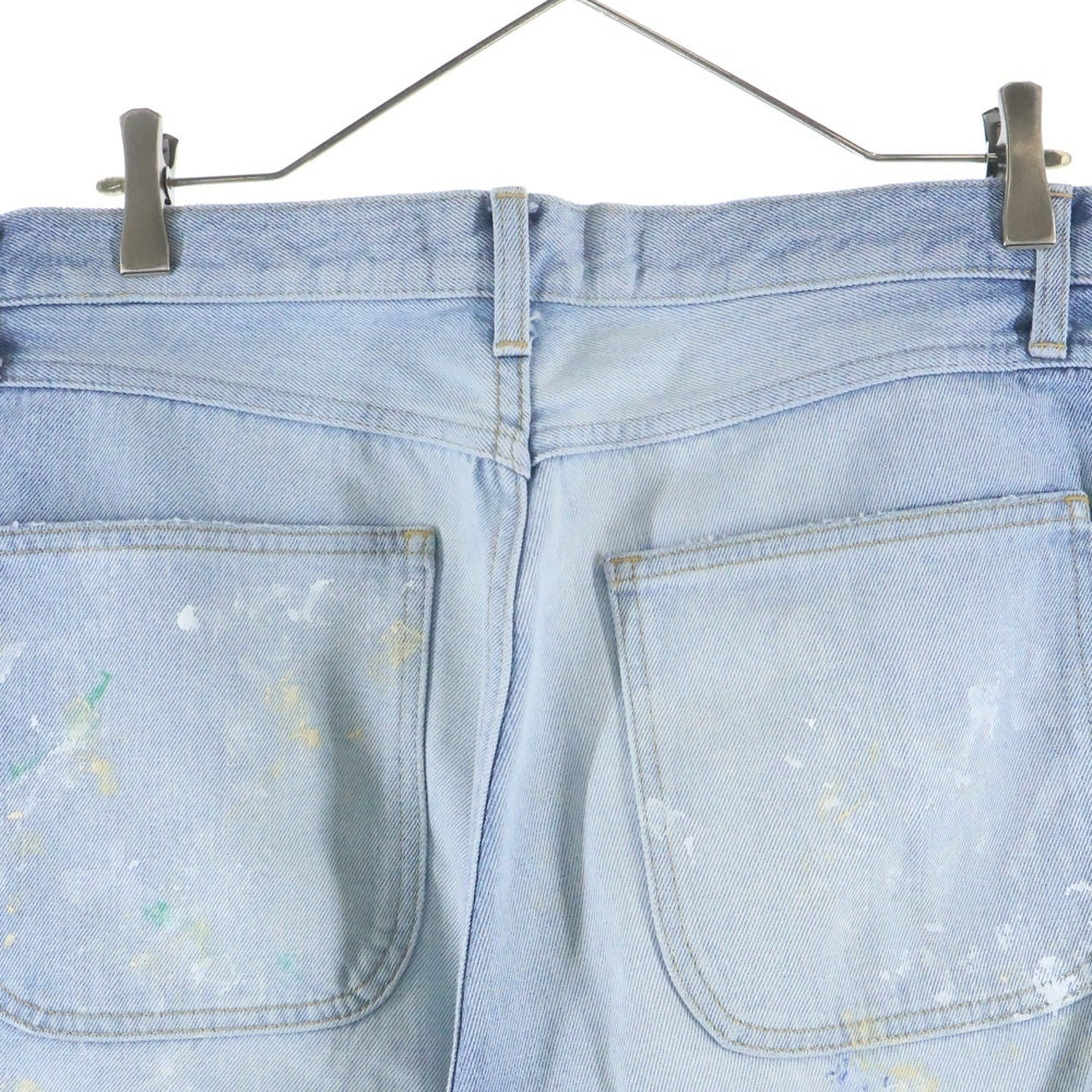 NO BRAND(ノーブランド) HERILL / ヘリル SPLASH PAINTER PANTS スプラッシュペインターパンツ デニム インディゴ 24-030-HL-8150-1