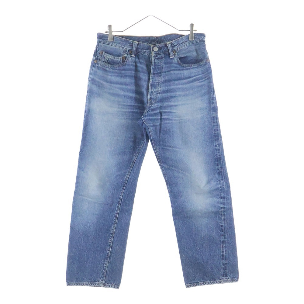 WAREHOUSE(ウェアハウス) 2ND-HAND Lot.1100＜USED WASH＞ テーパードデニムパンツ インディゴ