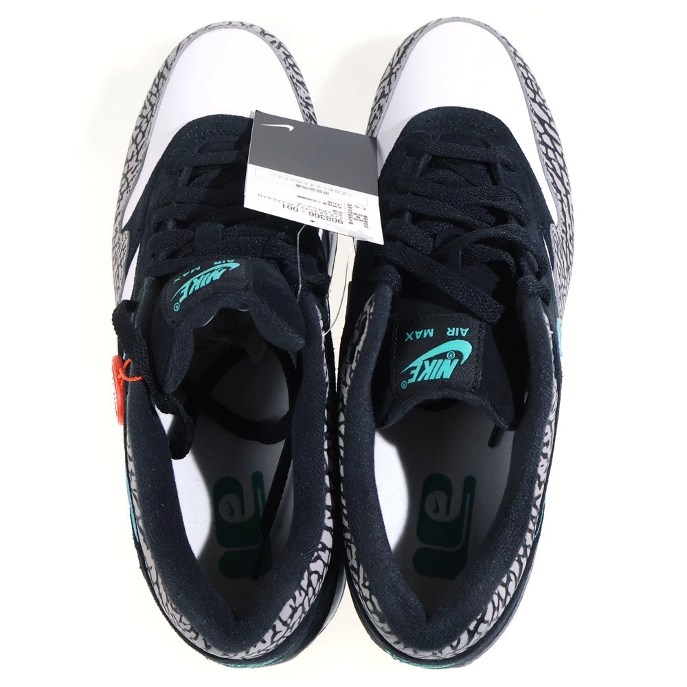 NIKE(ナイキ) ×atmos AIR MAX 1 PREMIUM ELEPHANT アトモス エアマックス 1 ローカットスニーカー US10/28cm グレー/ブルー 908366-001