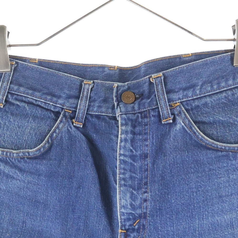 Levi's(リーバイス) 60‐70S VINTAGE 646 ベルボトム オレンジタブ ボタン裏1 BIG E TALON42 ジップフライ フレア デニムパンツ インディゴ
