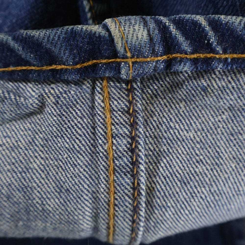 Levi's(リーバイス) 60‐70S VINTAGE 646 ベルボトム オレンジタブ ボタン裏1 BIG E TALON42 ジップフライ フレア デニムパンツ インディゴ