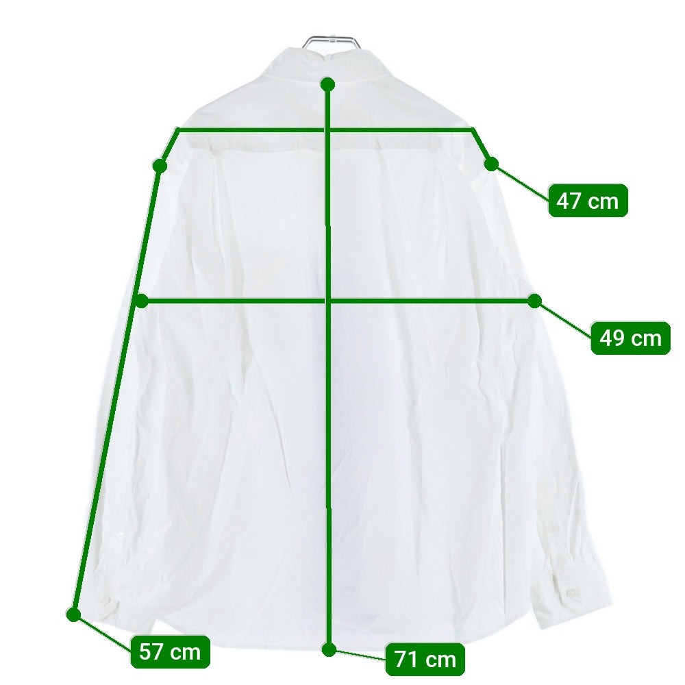 SOPHNET.(ソフネット) 25SS ×SIMON TAYLOR BROKEN BEAUTY SHIRT サイモンテイラー ブロークンビューティー 長袖シャツ ホワイト SOPH-250066