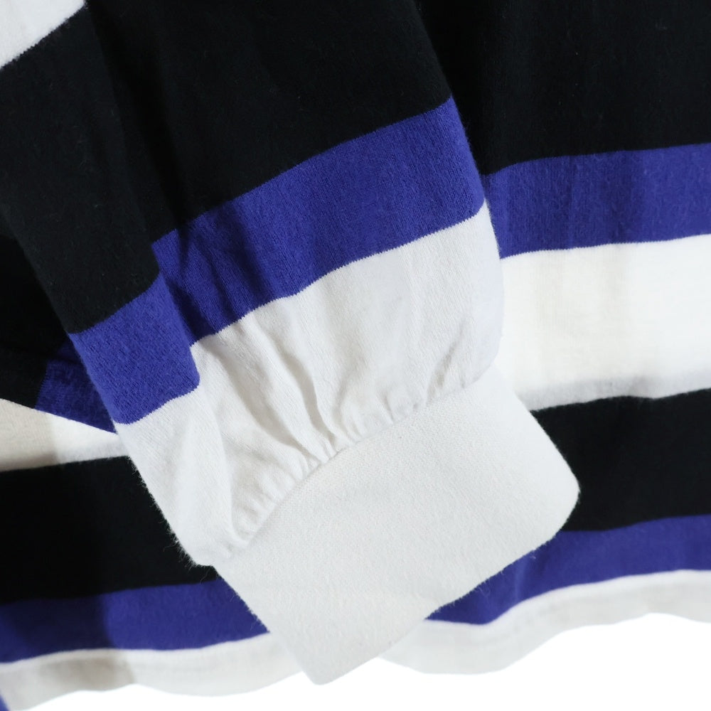 UNIFORM EXPERIMENT(ユニフォームエクスペリメント) 23SS BORDER L/S BAGGY TEE ボーダー バギー クルーネック長袖Tシャツ カットソー マルチカラー UE-230031