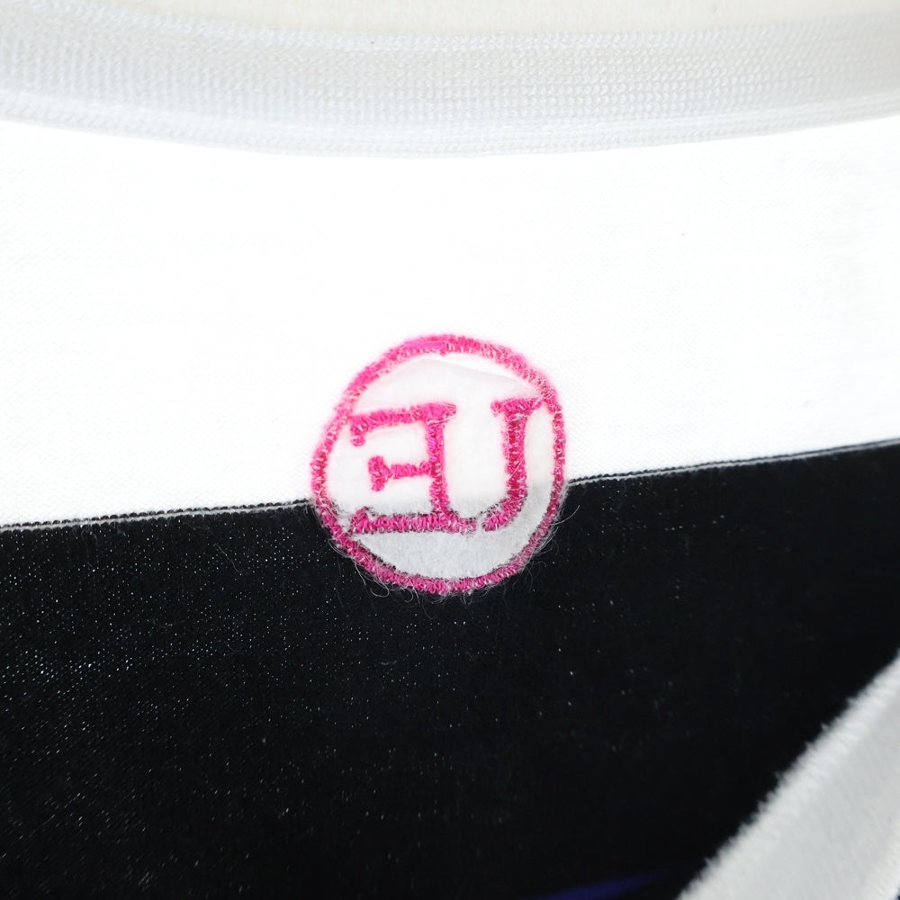 UNIFORM EXPERIMENT(ユニフォームエクスペリメント) 23SS BORDER L/S BAGGY TEE ボーダー バギー クルーネック長袖Tシャツ カットソー マルチカラー UE-230031