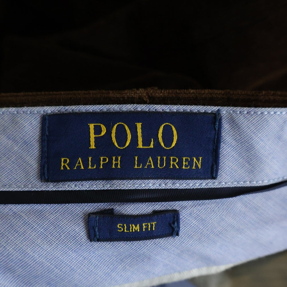 POLO RALPH LAUREN(ポロラルフローレン) コーデュロイ ストレートパンツ ブラウン 4860049ADLF