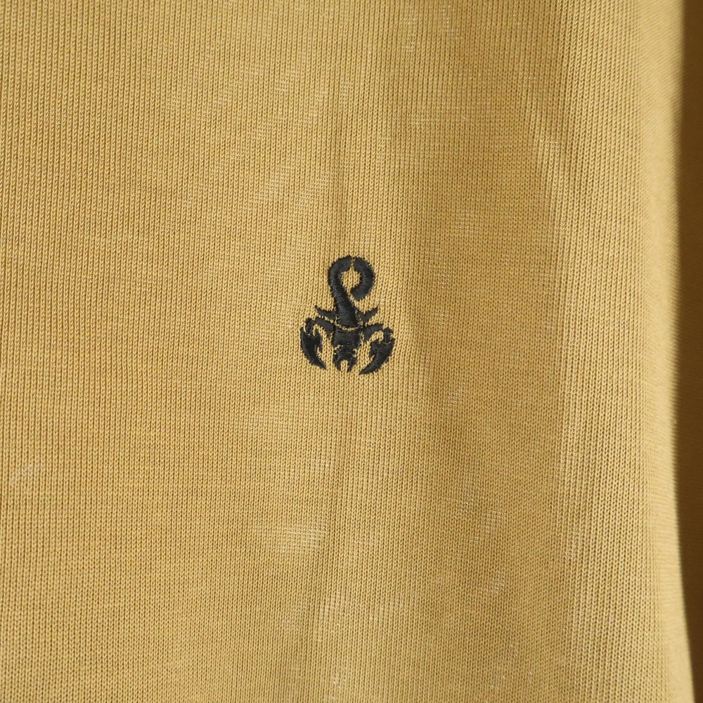 SOPHNET.(ソフネット) 24AW SCORPION WIDE TEE スコーピオンロゴエンブロイダリー ワイド クルーネック半袖Tシャツ カットソー ブラウン SOPH-242063