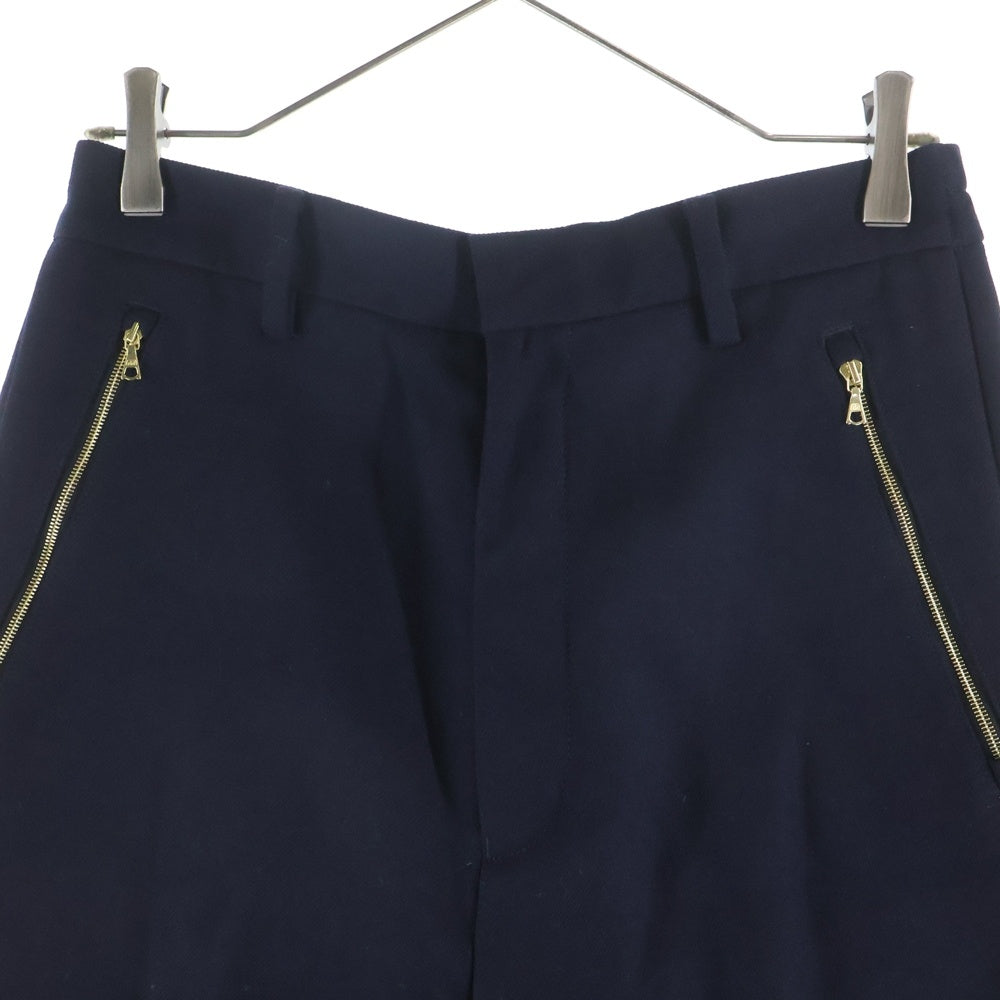 SOPHNET.(ソフネット) 25SS ZIP POCKET SLACKS ジップポケット スラックスパンツ ネイビー SOPH-250004
