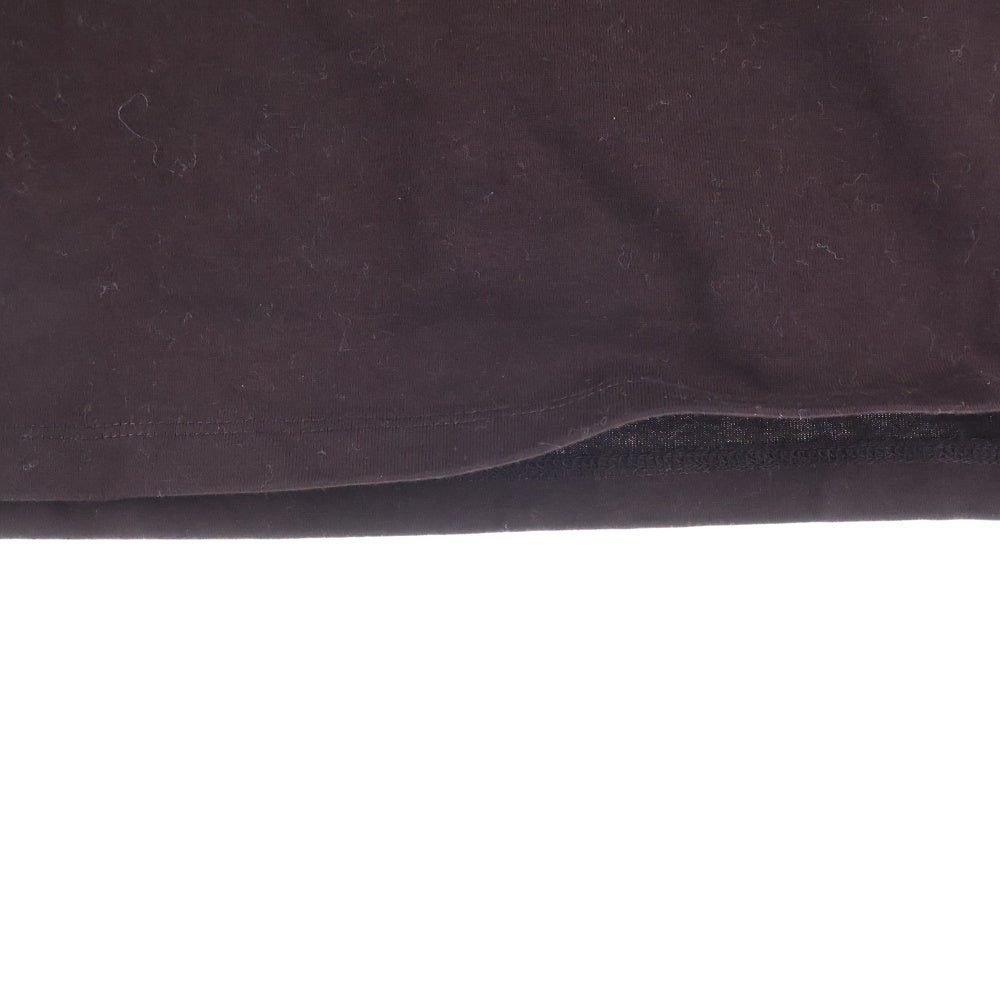 UNIFORM EXPERIMENT(ユニフォームエクスペリメント) 24AW LOOSE L/S TEE ルーズ クルーネック長袖Tシャツ カットソー バーガンディー UE-242022