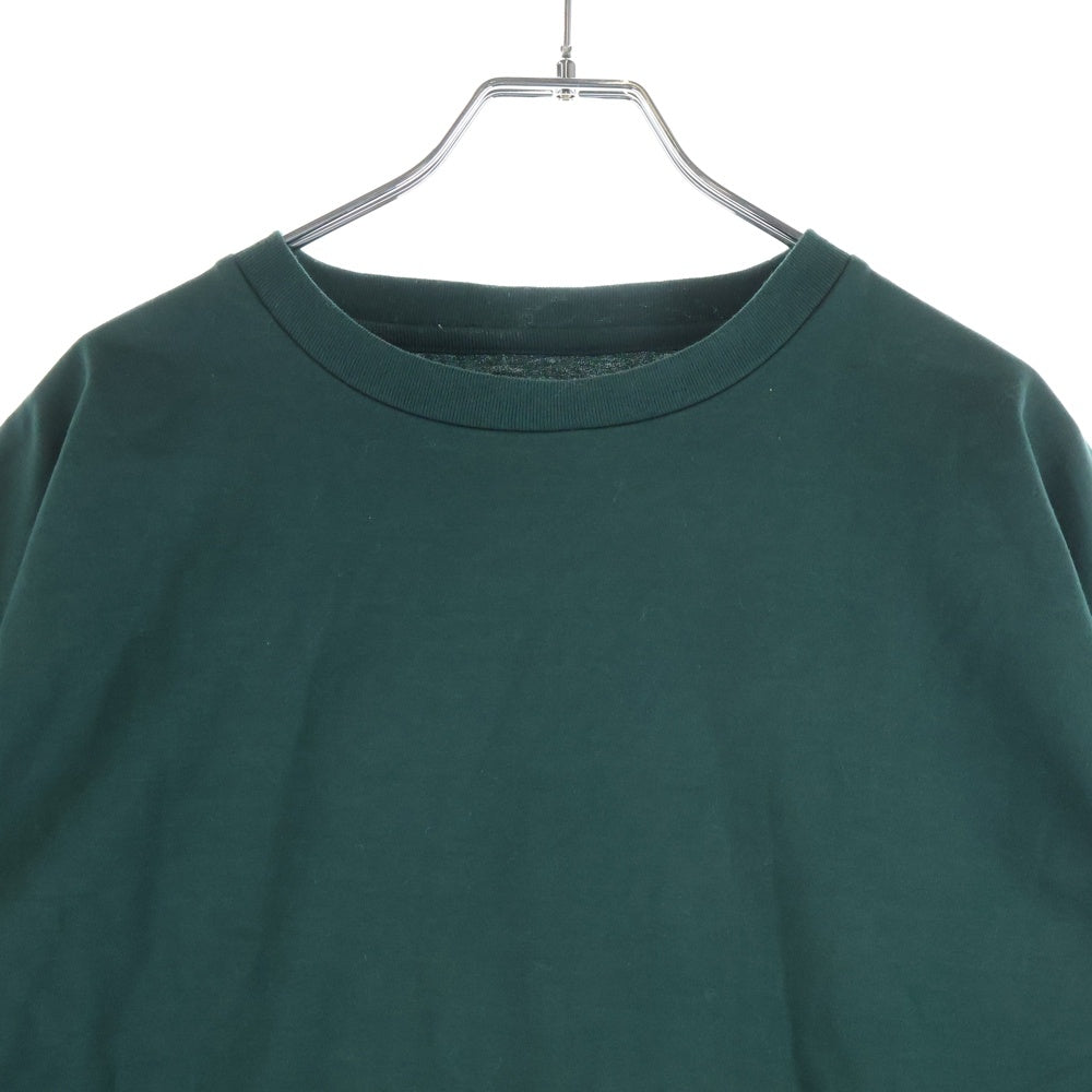 UNIFORM EXPERIMENT(ユニフォームエクスペリメント) 25SS LOOSE L/S TEE ルーズ クルーネック長袖Tシャツ カットソー グリーン UE-250043