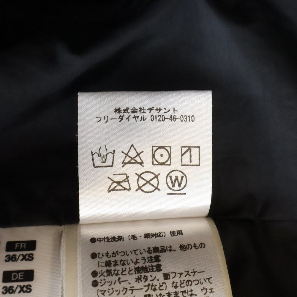 DESCENTE(デサント) MIZUSAWA DOWN JACKET Mountaineer マウンテニア 水沢ダウン ジップアップジャケット ブラック レディース DAWMGK40U