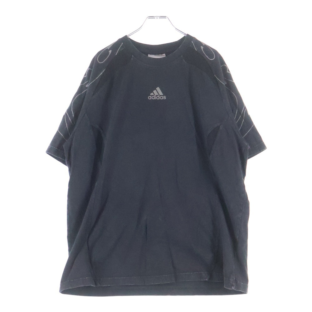 adidas(アディダス) ADILENIUM アディレニウム シーズン4 チームガイスト グラフィック クルーネック半袖Tシャツ カットソー ブラック KF8538