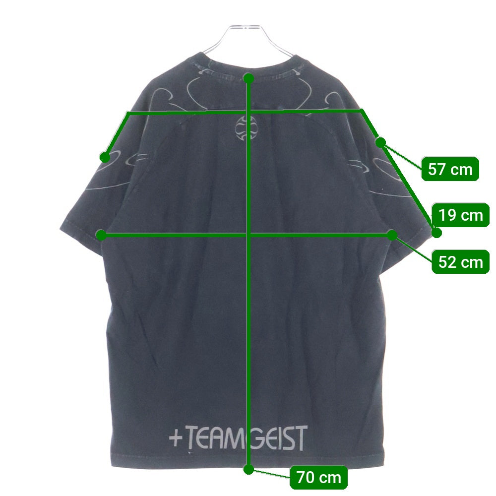 adidas(アディダス) ADILENIUM アディレニウム シーズン4 チームガイスト グラフィック クルーネック半袖Tシャツ カットソー ブラック KF8538