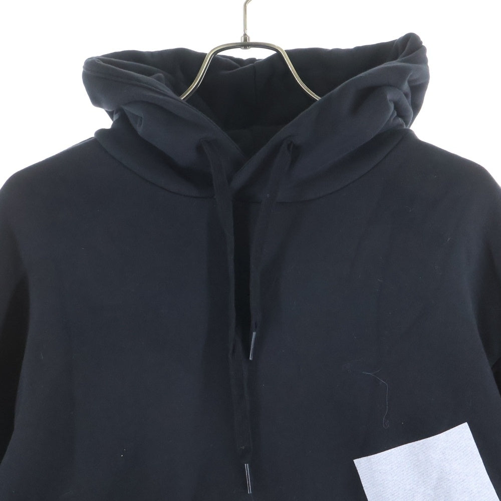 adidas(アディダス) ロゴプリント プルオーバースウェットパーカー フーディー ブラック JP4625