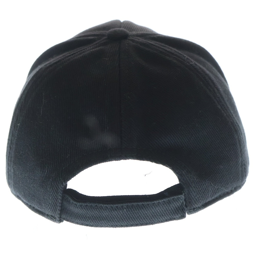 miumiu(ミュウミュウ) フロントロゴエンブロイダリー ドリル キャップ 帽子 ブラック 5HC179 2DXI レディース