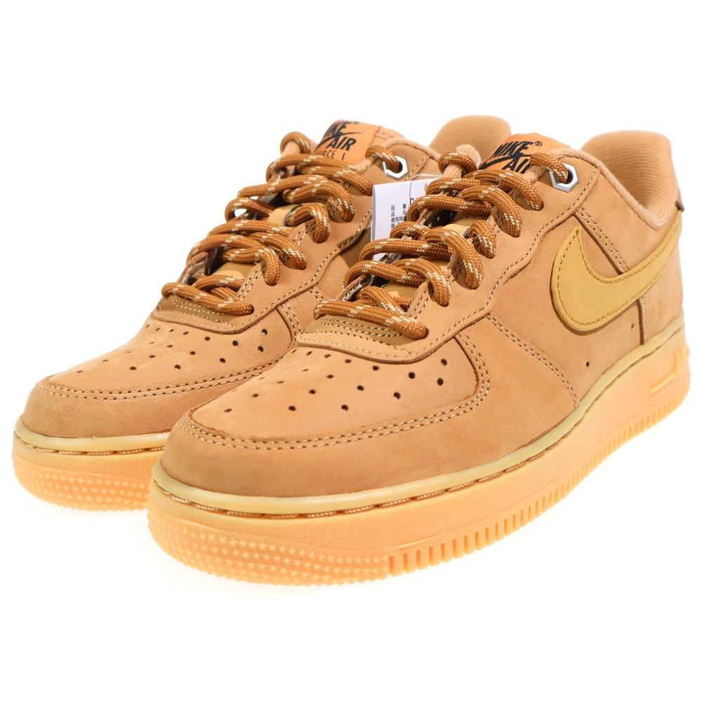 NIKE(ナイキ) AIR FORCE 1 '07 WB FLAX WHEAT-GUM エアフォース1 フラックス ウィート ローカットスニーカー ブラウン US5/23.5cm CJ9179-200 レディース