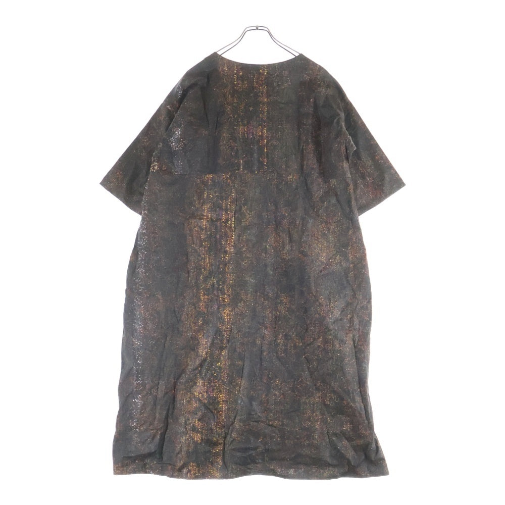 retela(リテラ) アップサイクル 総柄 ワンピース レディース ブラウン