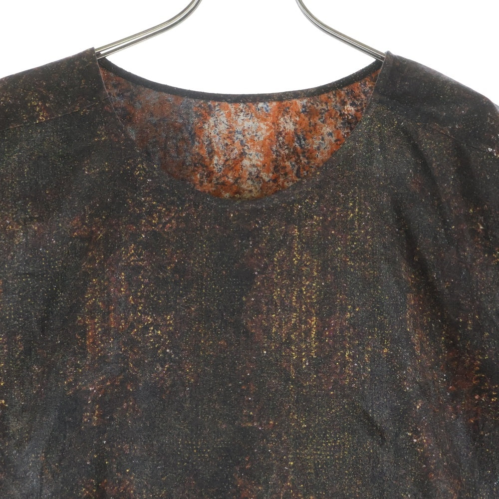 retela(リテラ) アップサイクル 総柄 ワンピース レディース ブラウン