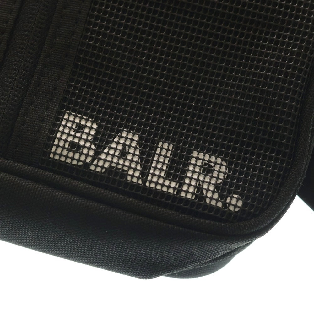 BALR.(ボーラー) メッシュ ポリ ミニショルダーバック ブラック