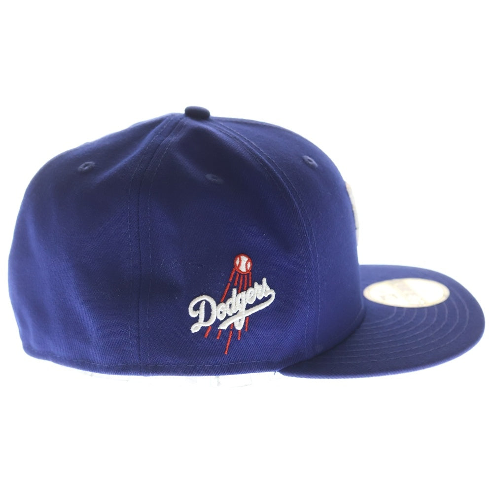 NEW ERA(ニューエラ) 59FIFTY 59フィフティー ドジャースパッチ LA逆さロゴ キャップ ブルー