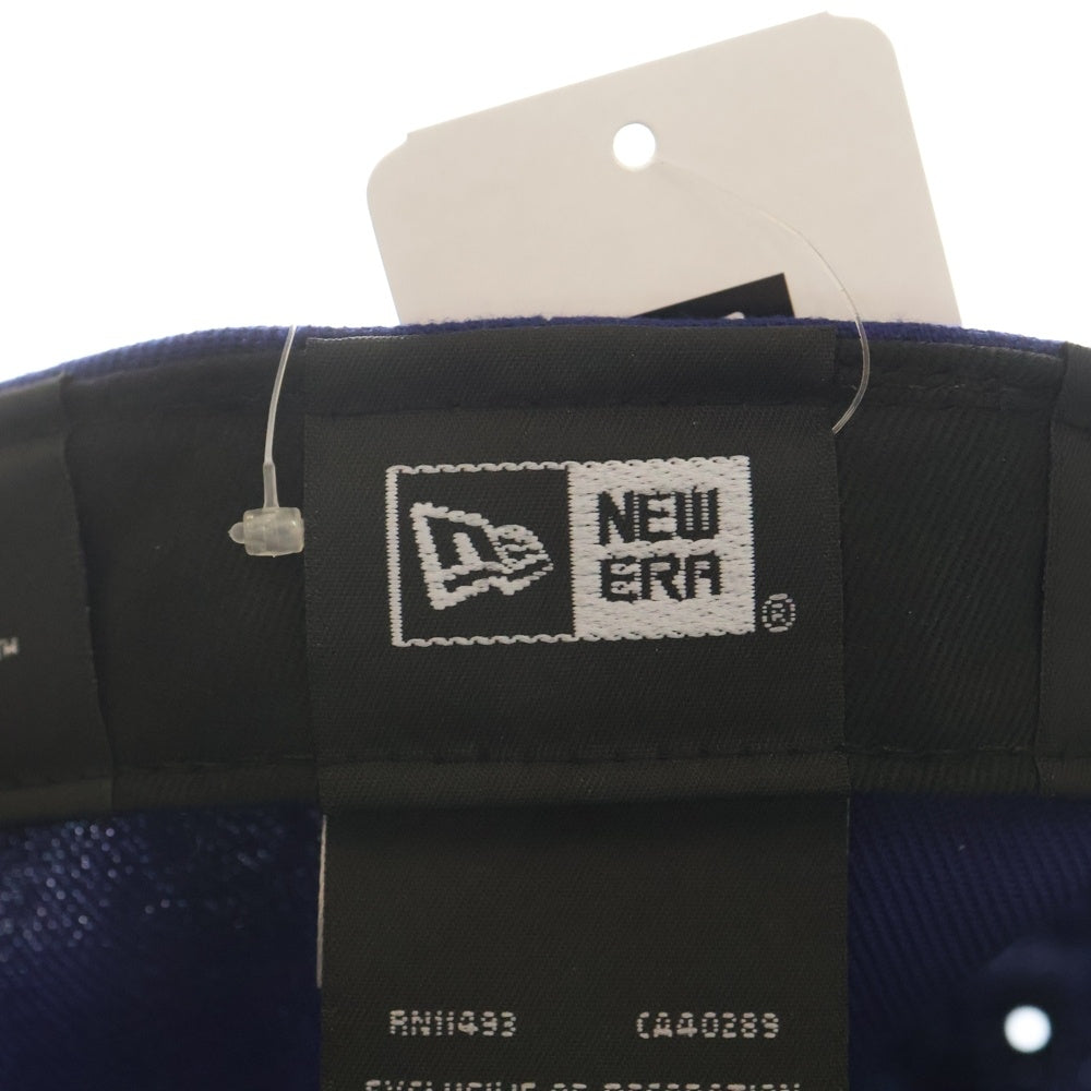 NEW ERA(ニューエラ) 59FIFTY 59フィフティー ドジャースパッチ LA逆さロゴ キャップ ブルー