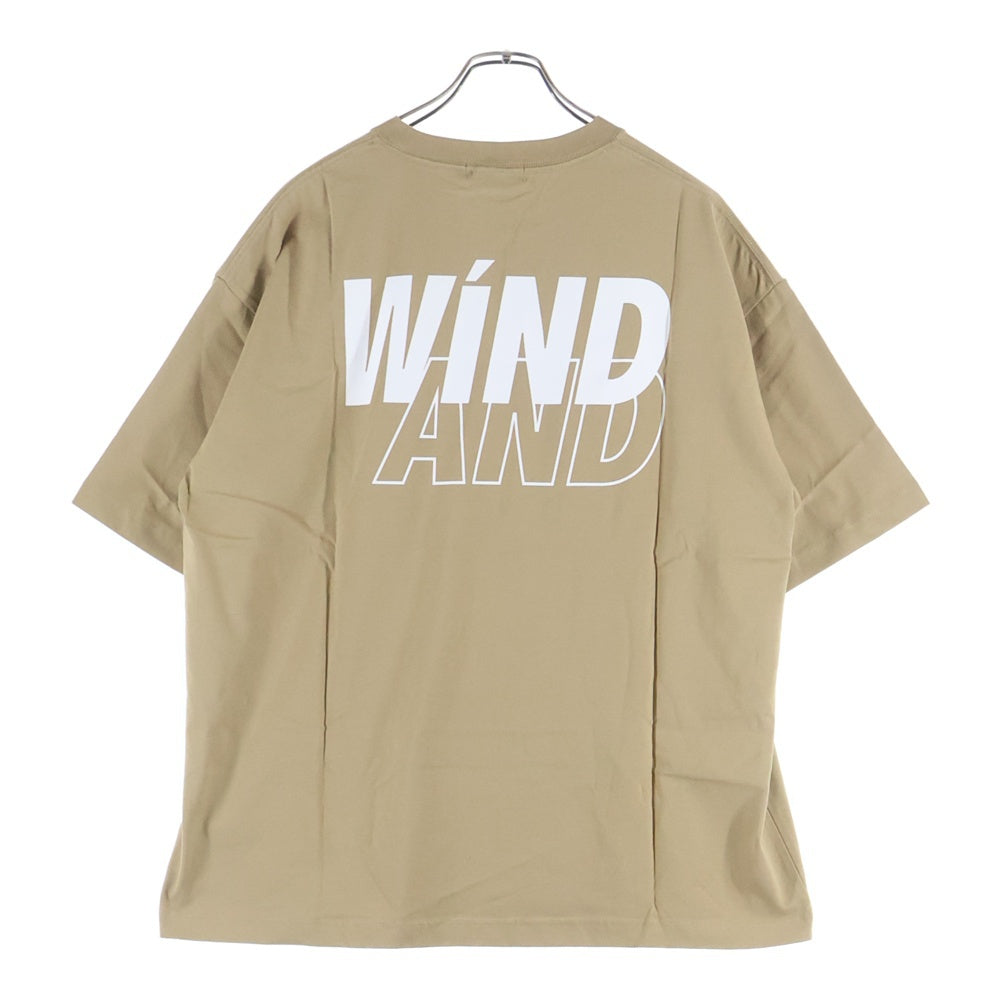 WIND AND SEA(ウィンダンシー) ×LYFT STRETCH TEE リフト ストレッチ 半袖カットソーTシャツ ベージュ WDS-C-LYFT-23-Q4-06
