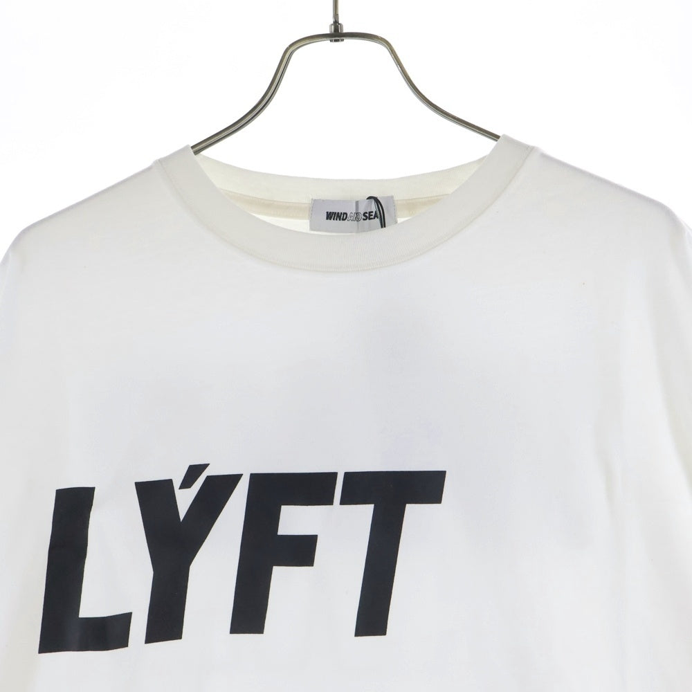 WIND AND SEA(ウィンダンシー) ×LYFT STRETCH TEE リフト ストレッチ 半袖カットソーTシャツ ホワイト WDS-C-LYFT-23-Q4-06