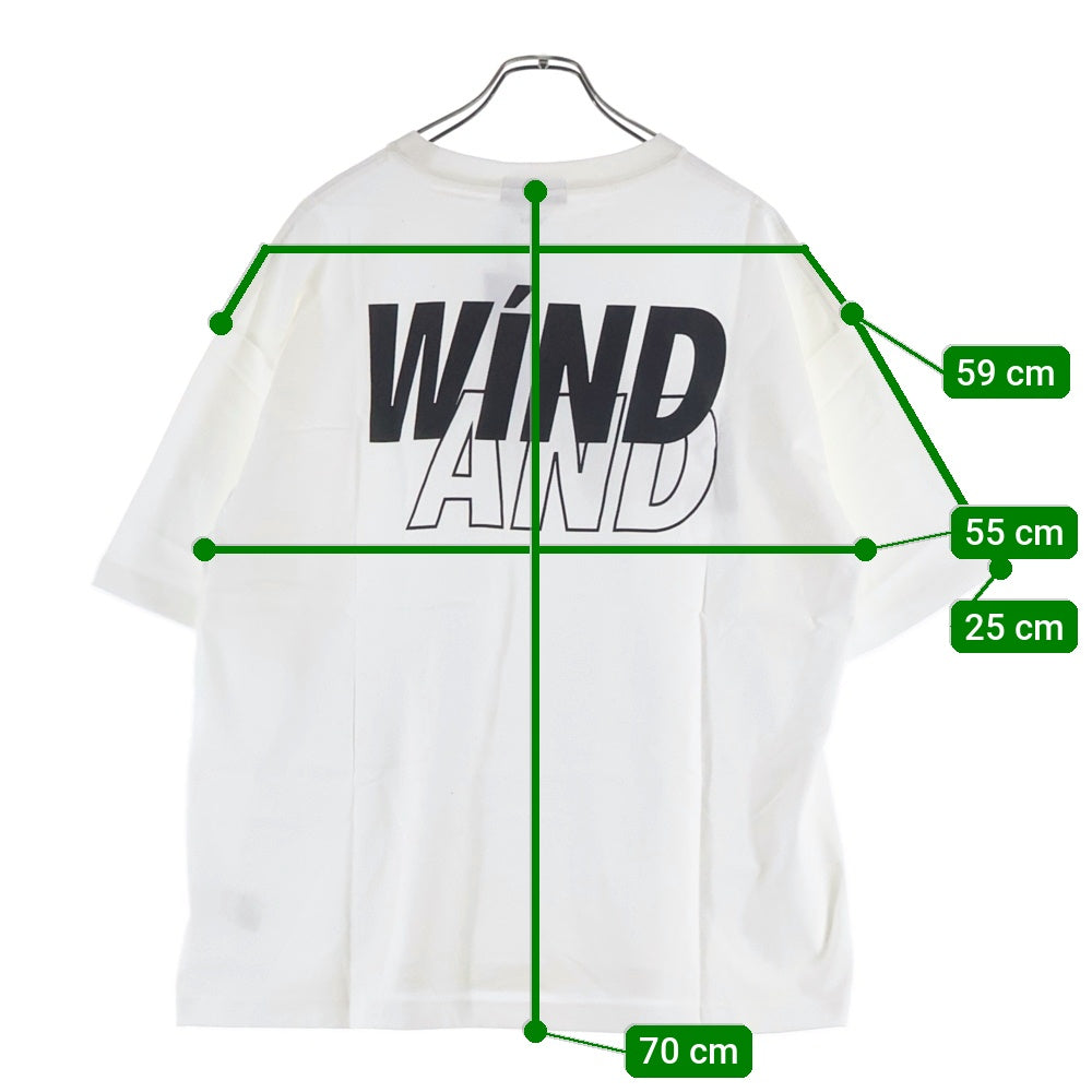 WIND AND SEA(ウィンダンシー) ×LYFT STRETCH TEE リフト ストレッチ 半袖カットソーTシャツ ホワイト WDS-C-LYFT-23-Q4-06