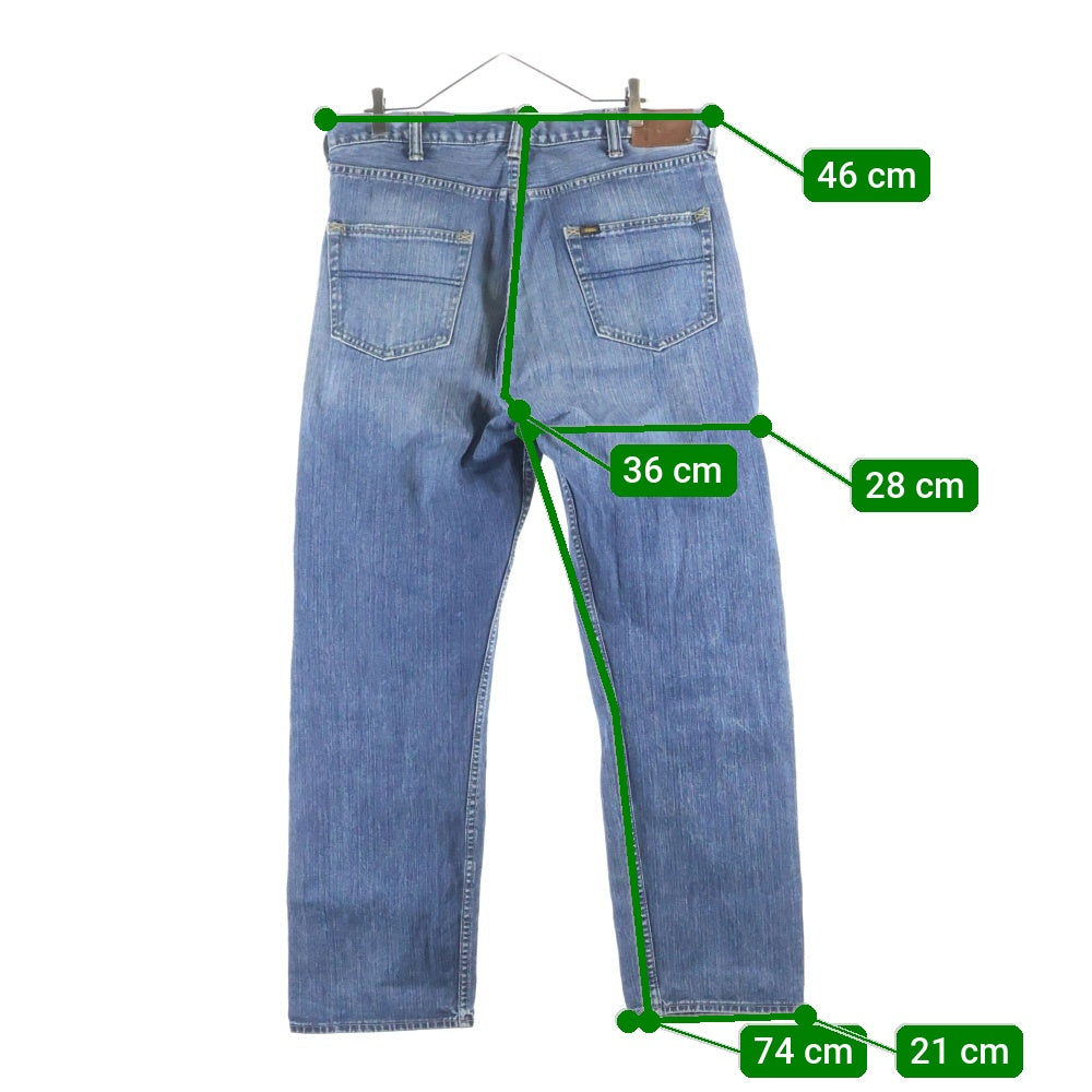 TENDERLOIN(テンダーロイン) T-RIDERS DENIM PANTS ライダース 裏地総柄 ストレートデニムパンツ インディゴ